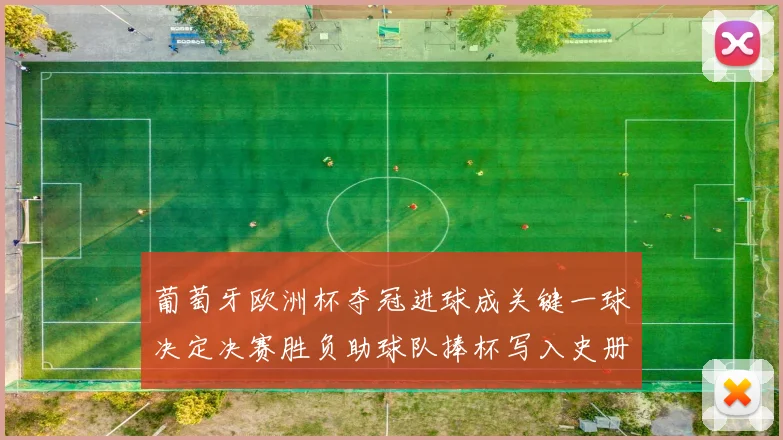 葡萄牙欧洲杯夺冠进球成关键一球决定决赛胜负助球队捧杯写入史册